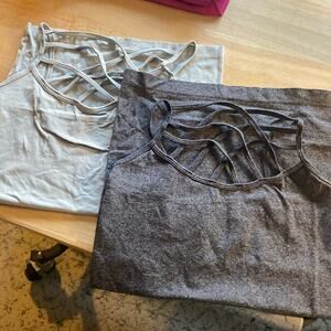 ZENANA OUTFITTERS set of 2 strappy tanks size S/M